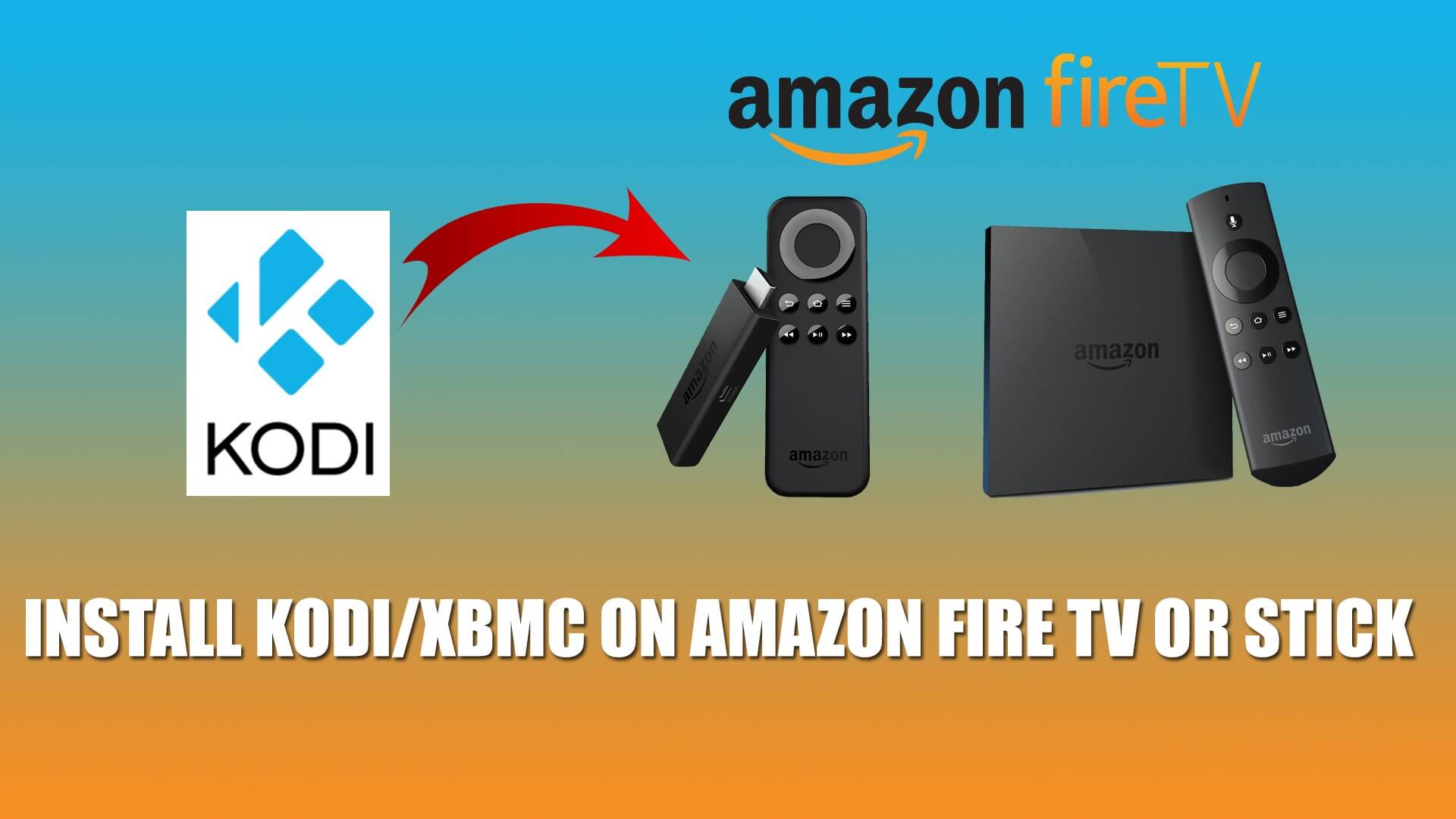 installing kodi on a firestick using a pc