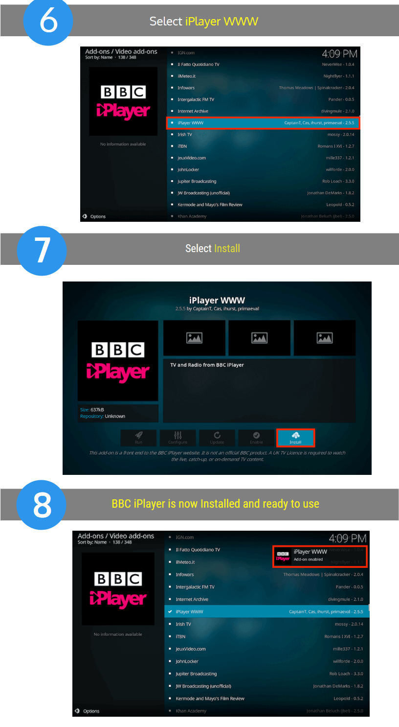 bbc iplayer kodi