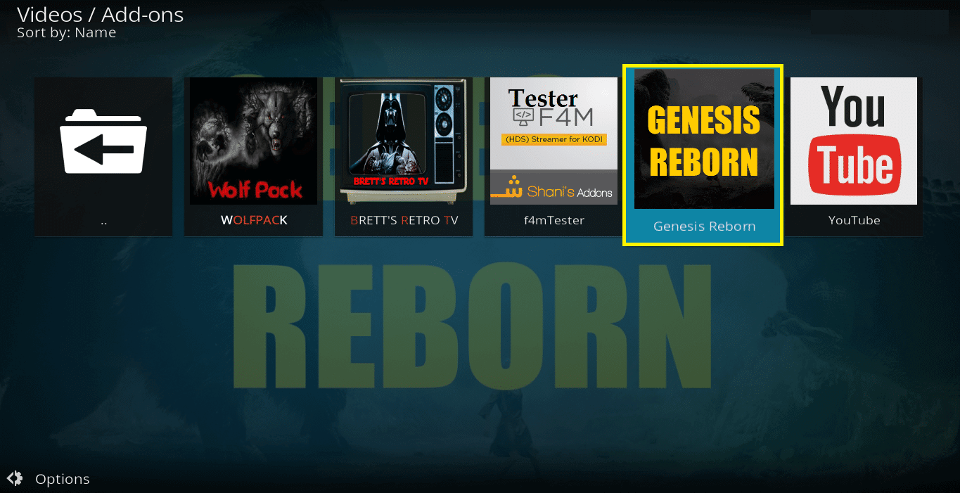 How to Install Genesis Reborn Kodi addon on Krypton