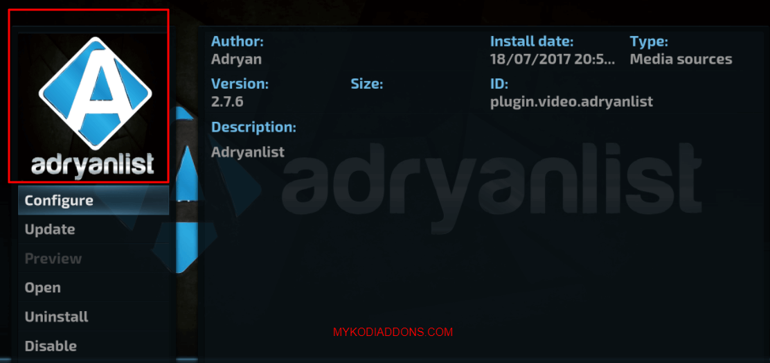 How to Install Adryanlist Kodi Addon on Krypton and Firestick