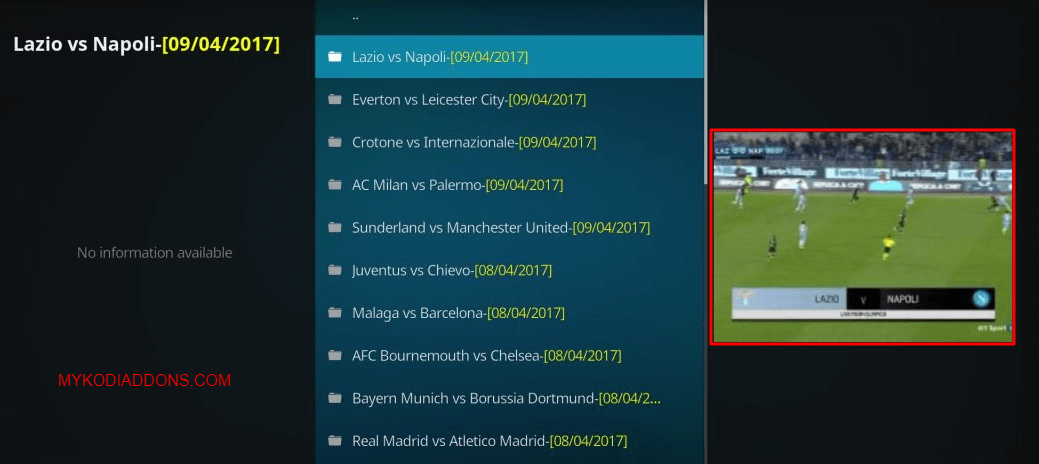 How to Install Football Replays Kodi addon on Krypton