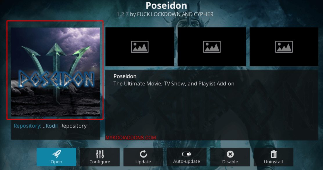 How to Install Poseidon Kodi addon on Krypton and Firestick