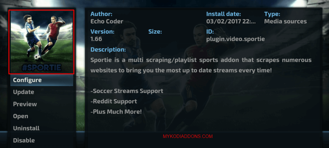 How to Install Sportie Kodi addon on Krypton and Firestick