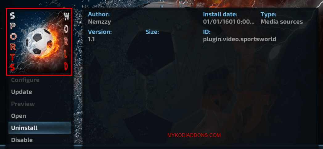 How to Install Sports World Kodi addon on Krypton and Firestick