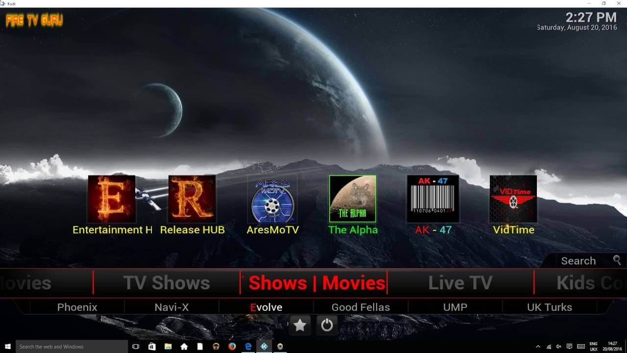 Kodi Fire Tv Guru Build