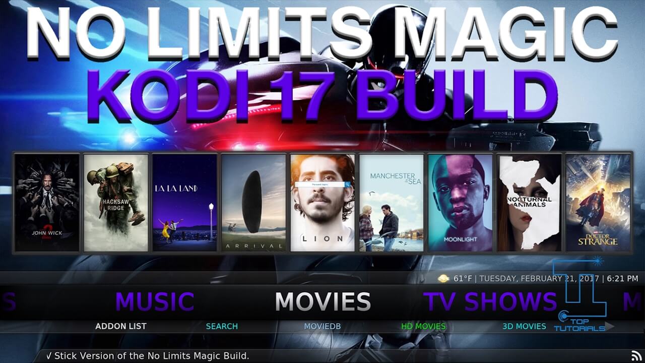 Kodi No Limits Build For Kodi 18 For Android