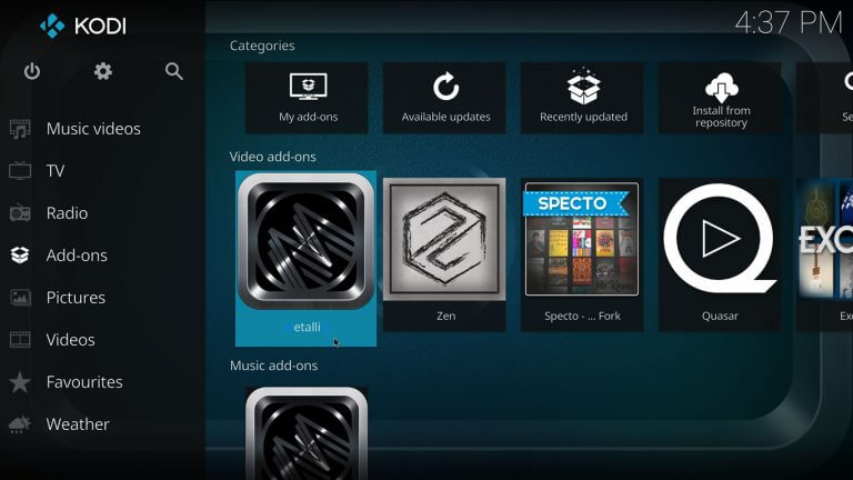 how to install metalliq kodi addon on krypton