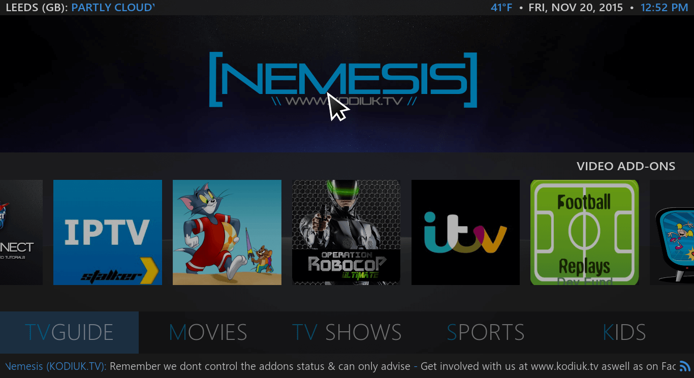 Nemesis Kodi Build