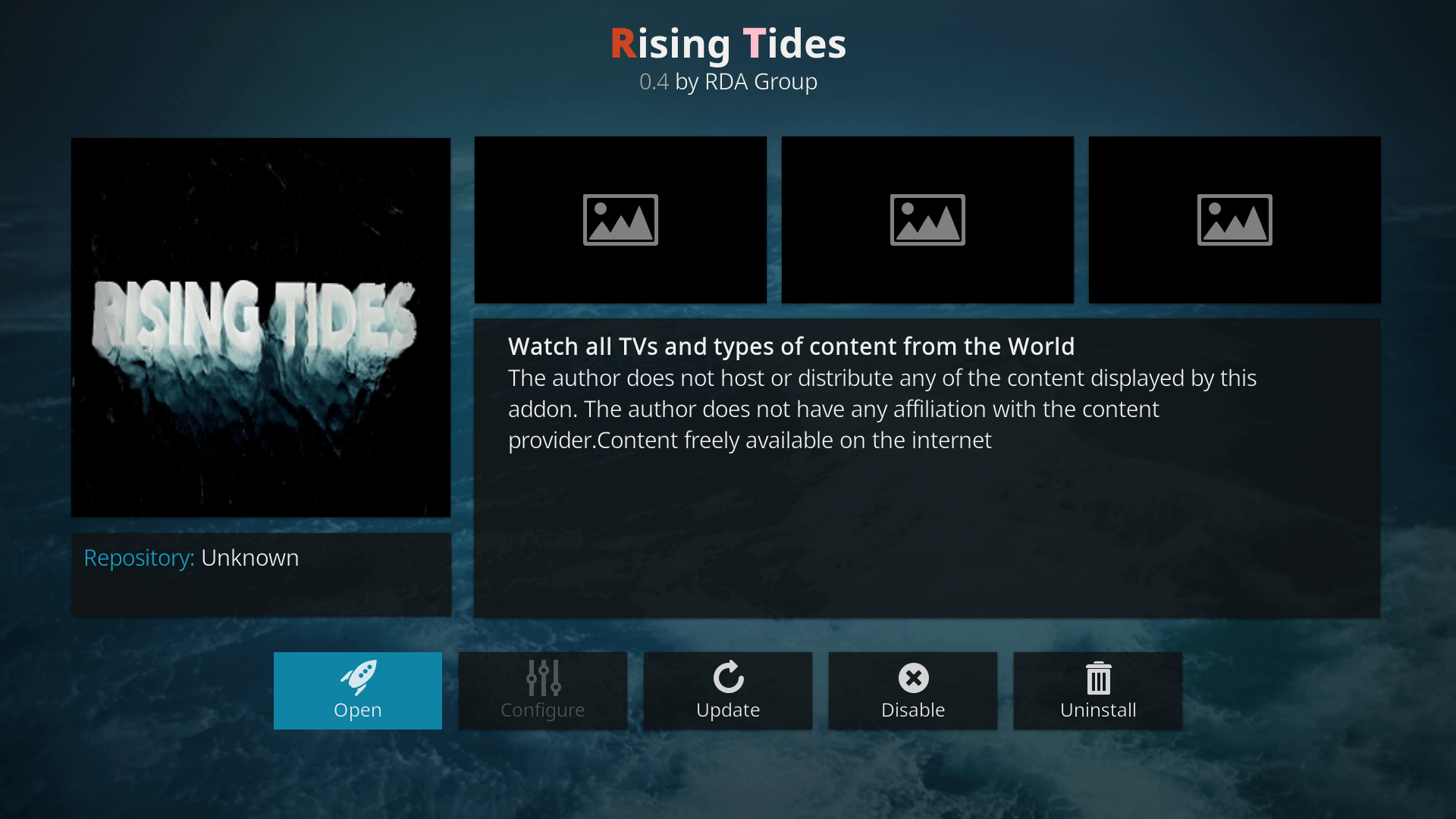 Rising Tides Kodi