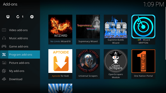 kodi no limits addons
