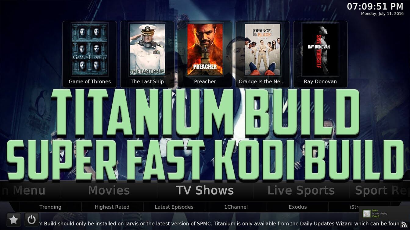 Titanium Build Kodi