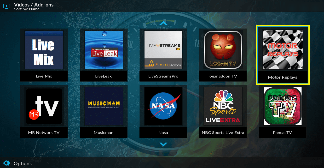 How to install Motor Replays Kodi addon on Krypton
