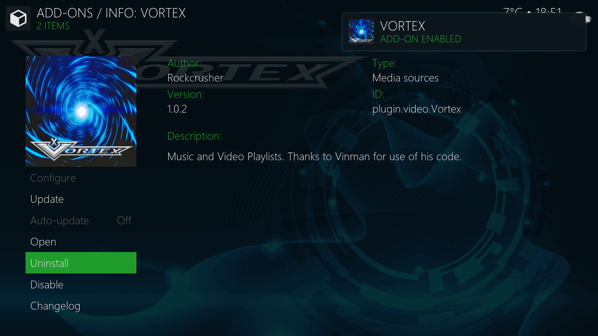 How to Install Vortex Kodi addon on Krypton