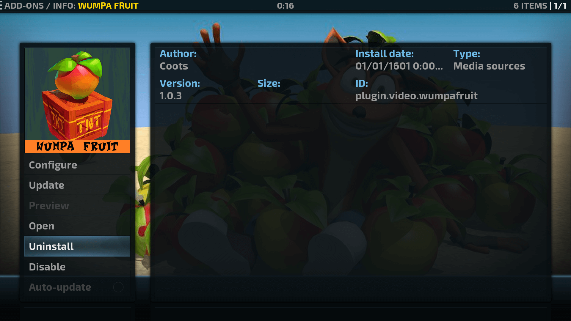 How to Install Wumpa Fruit Kodi addon on Krypton