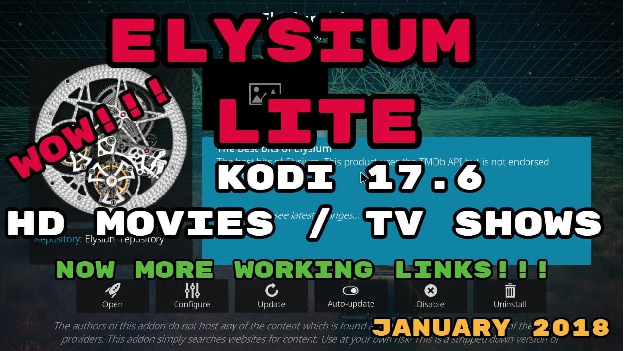 How to Install Elysium Lite Kodi addon
