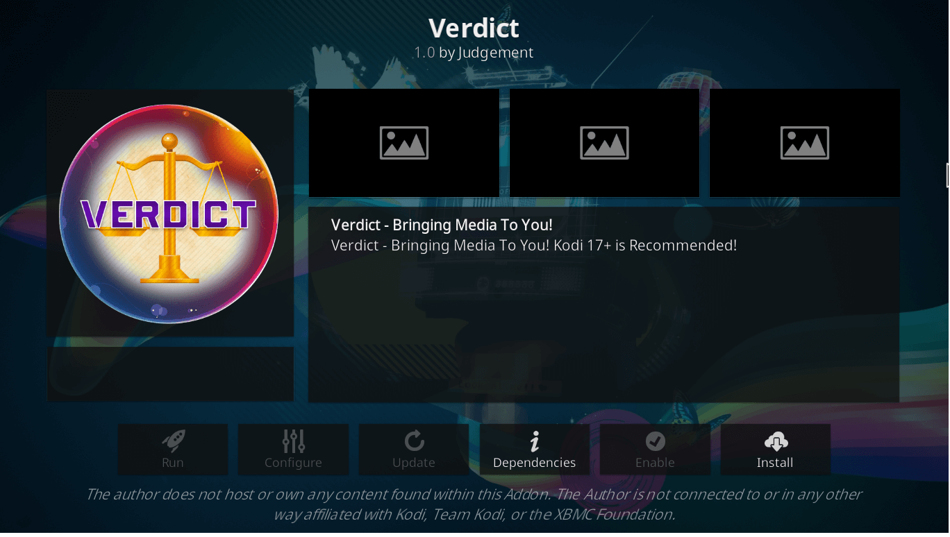 How to Install Verdict Kodi addon