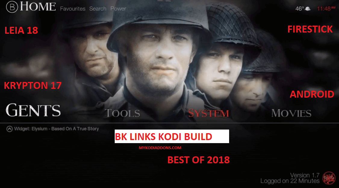 How to Install BK Links Kodi Build on Krypton and Firestick