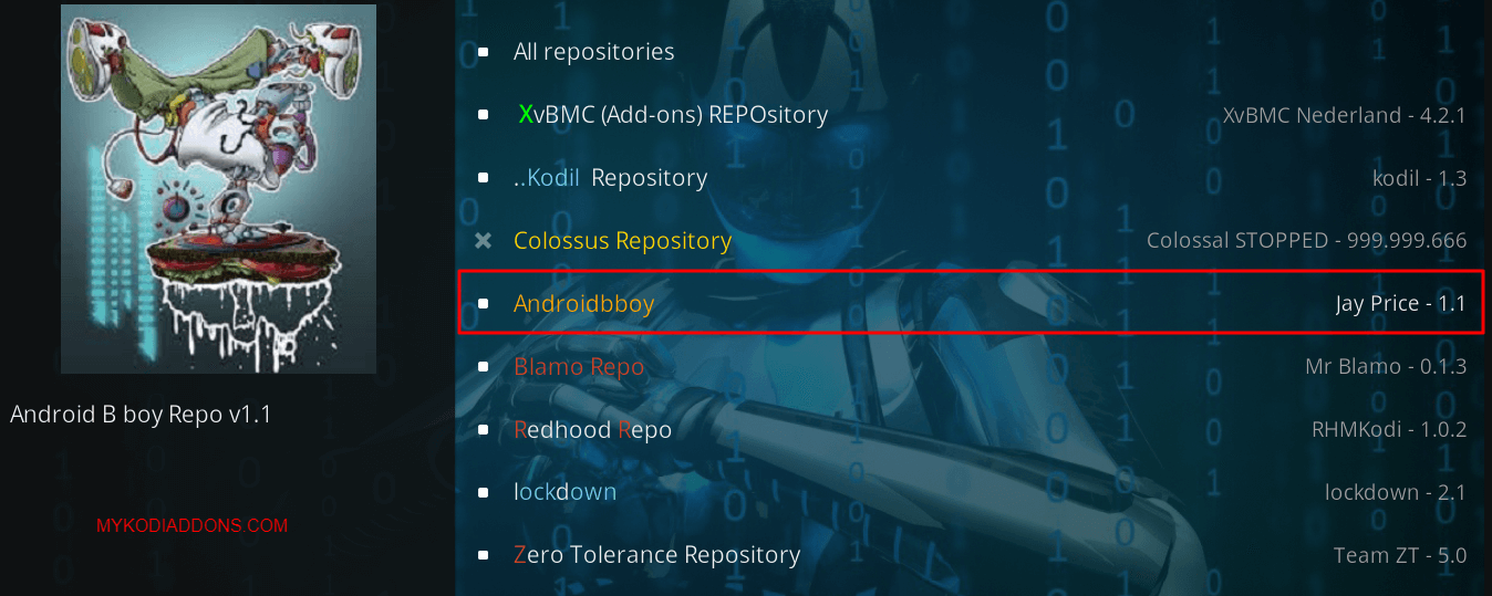 How to Install Android Boy Repository on Kodi