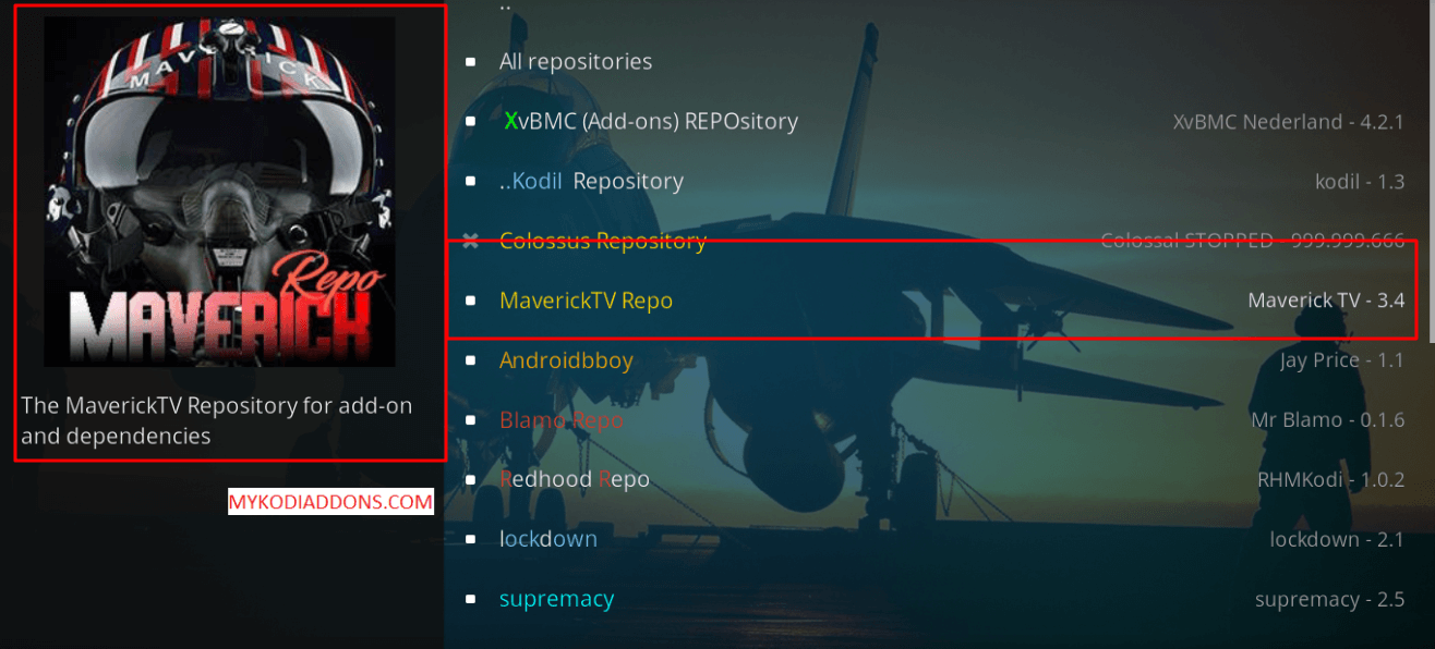 How to Install Maverick TV Repository on Kodi 2018