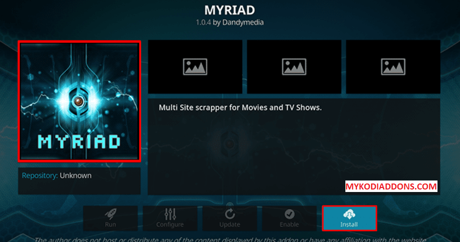 How to Install Myriad Kodi addon on Krypton