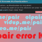 How to Fix Olpair Error in Kodi