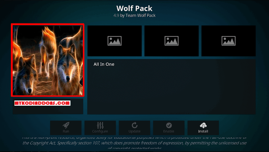 How to Install Wolf Pack Kodi Addon on Krypton