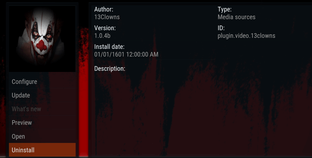 How to Install 13 Clowns Kodi Addon on Krypton