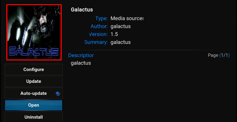 How to Install Galactus Kodi Addon