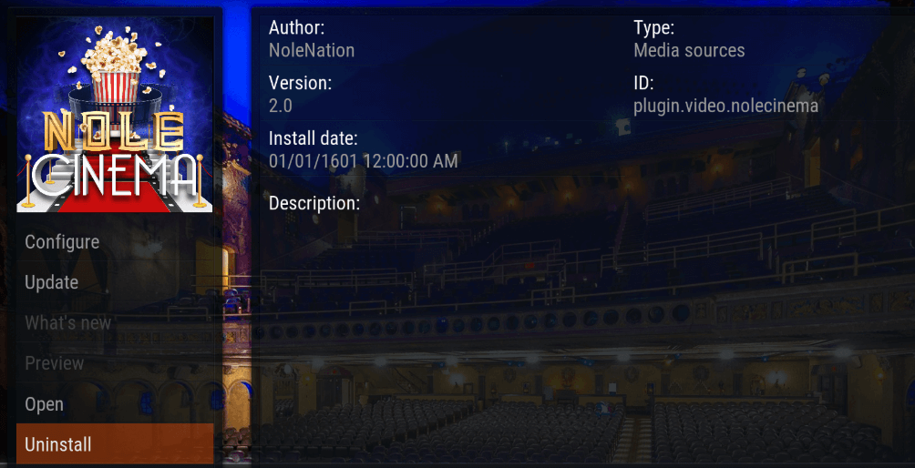 How to Install Nole Cinema Kodi Addon