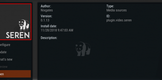 How to Install Seren Kodi addon on Krypton