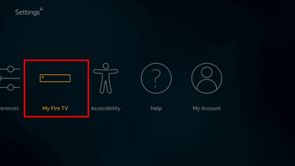 Click My Fire TV option