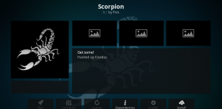 How to Install Scorpion Kodi Addon