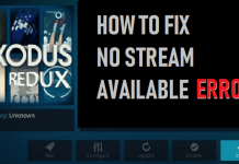 How to Fix No Stream Available Error