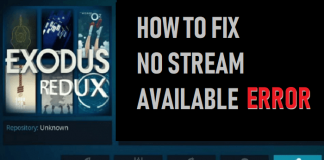 How to Fix No Stream Available Error