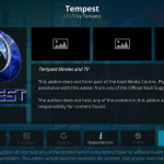 Install Tempest Kodi Addon on Leia 18