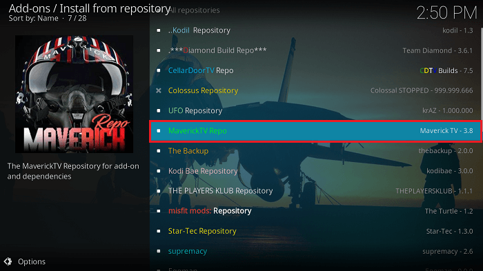 Select Maverick TV Repository