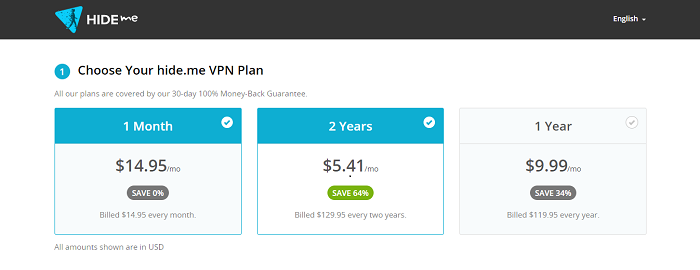 hideme vpn data limit