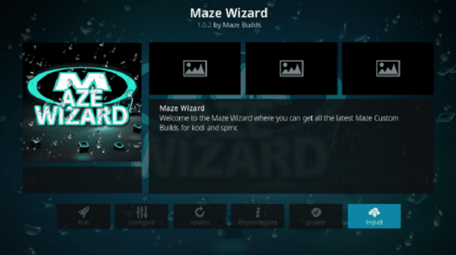 How to Install Maze Kodi Build