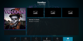 Install Voodoo Addon on Kodi Leia