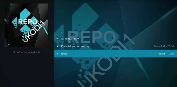 How to Install UKodi1 Repository on Kodi Leia