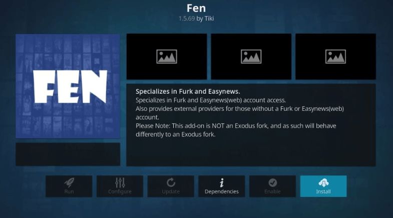 How to Install Fen Kodi Addon