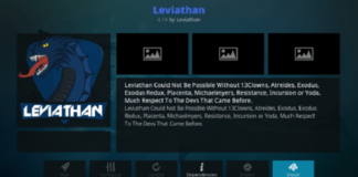 Install Leviathan Kodi Addon on Leia